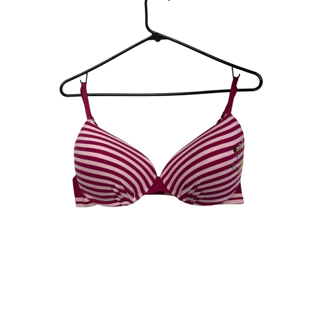 Disney Mickey Mouse striped push-up bra size 38C